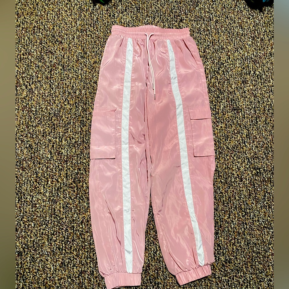 Swishy cargo pants